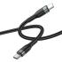 WIWU Wi-C033 3in1 Concise Series 100W Type-C to Type-C Combo PD Cable Set 20cm-150cm-200cm - Black